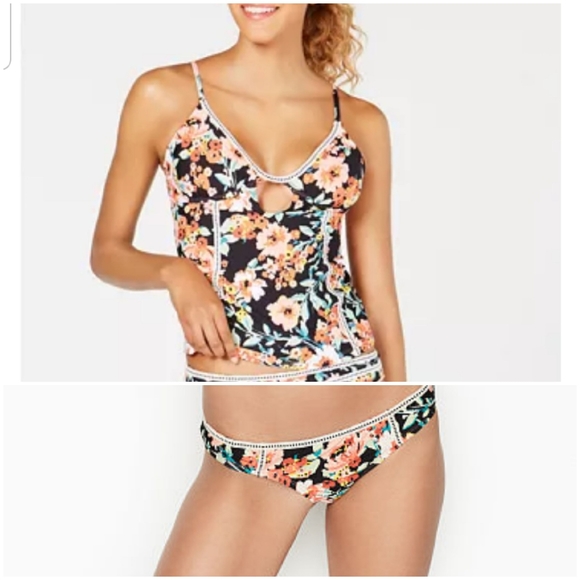 Lucky Brand Other - LUCKY BRAND Wild Flower Tankini& Cheeky Bottom